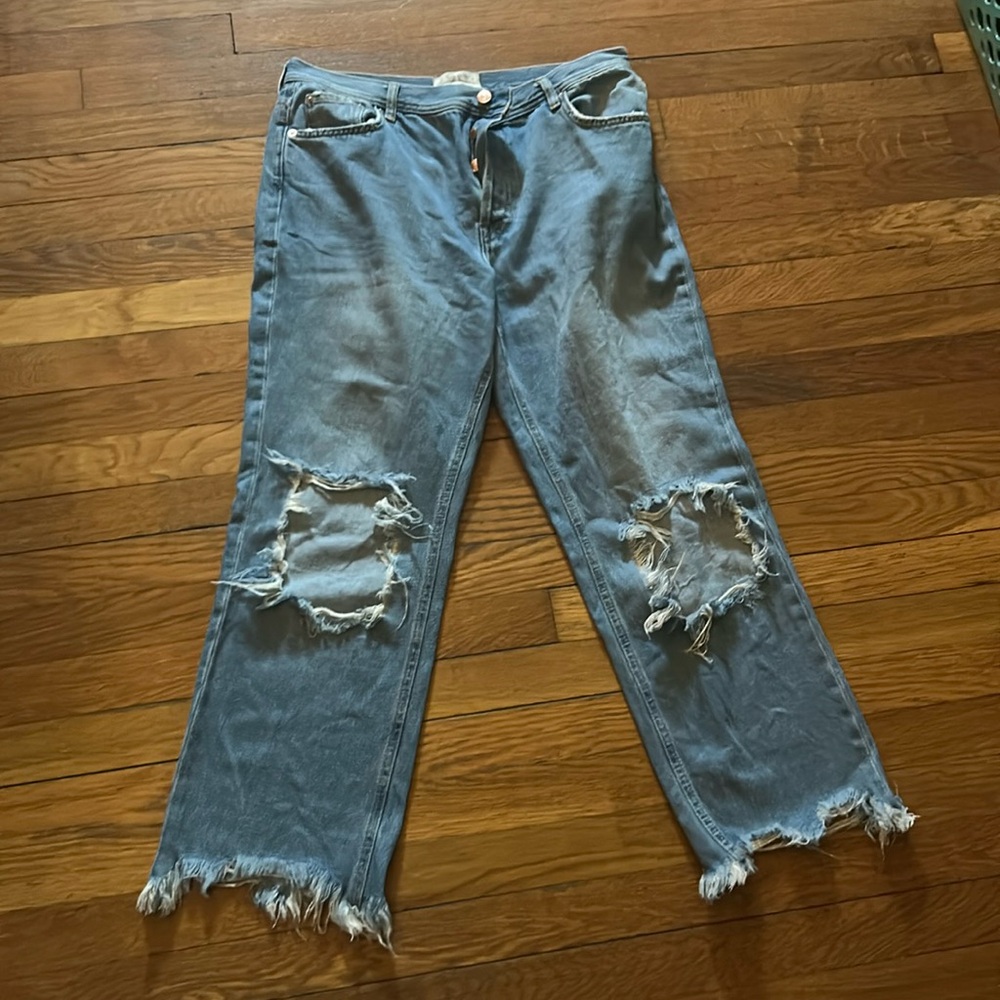 Free People Maggie mid rise jeans